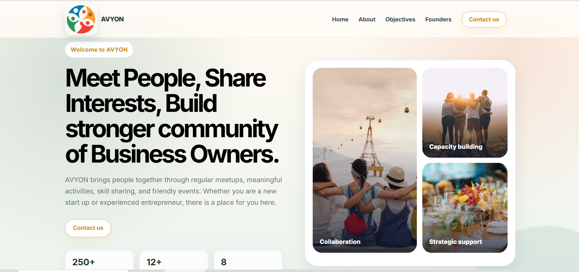 AVYON website preview