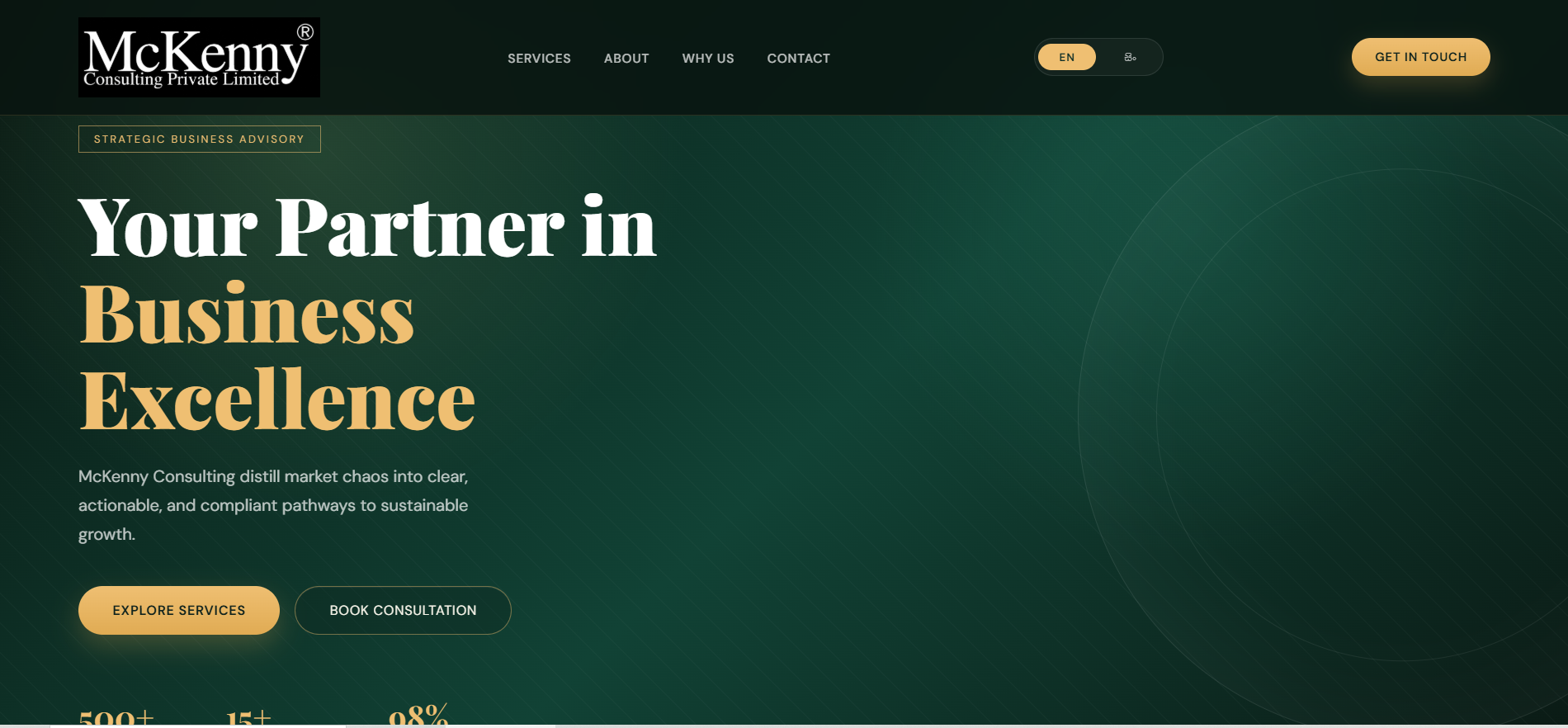 McKenny Consulting website preview